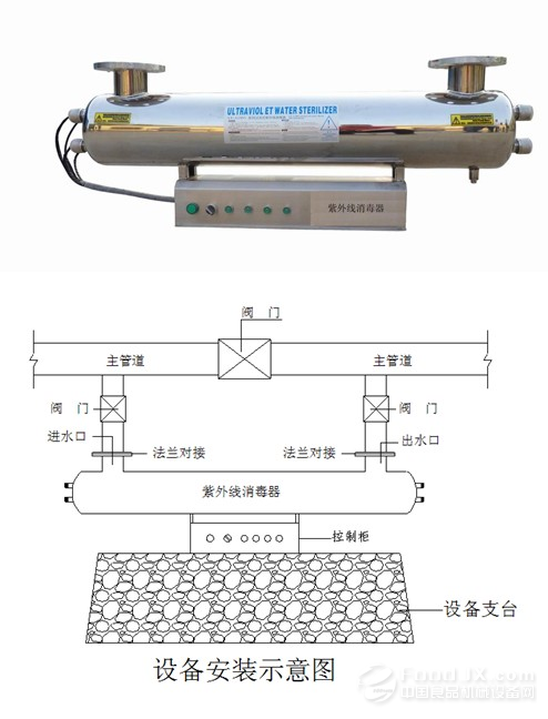 供水杀菌消毒设备紫外线消毒器