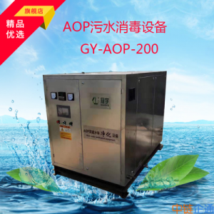 河道治理设备GY-AOP-200冠宇环保AOP污水消毒设备