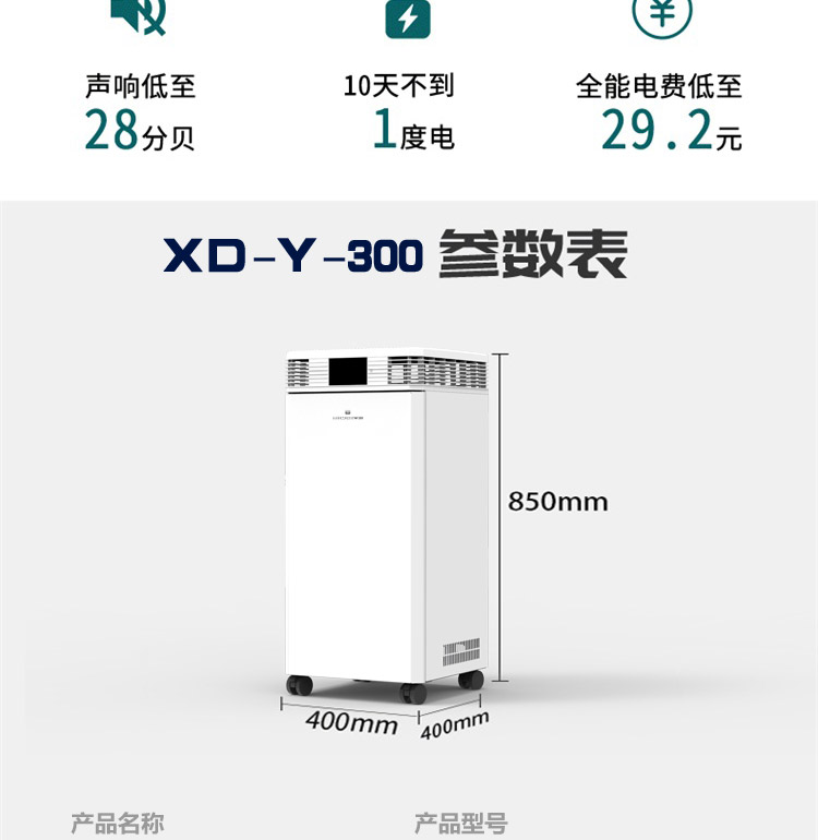 臭氧空气消毒机XD-Y-300C1【5g】50平米以内