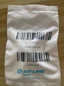 美国FITLINE进口PFA酒杯堵头FCAP12