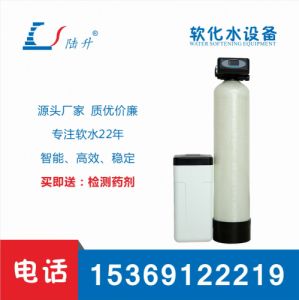 陆升0.5-1t/h流量型软化水设备 全自动软水器 离子交换设备