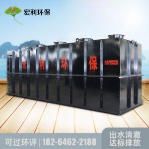 宏利圣得生活污水处理设备 地埋式生活污水处理设备 出水清澈