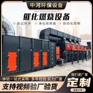 加工定制催化燃烧设备工业VOCS有机废气净化回收活性炭吸附脱附箱