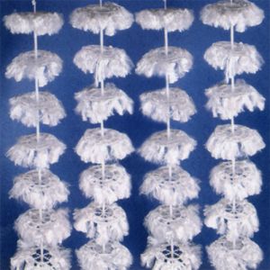 污水处理150组合填料 厌氧池悬浮生物挂膜绳型填料纤维丝组合填料