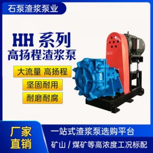 HH高扬程渣浆泵 4/3e-HH泵 工业离心式矿浆泵 规格多样