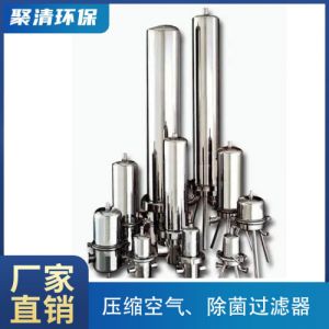 不锈钢除菌过滤器， 压缩空气精密过滤气体液体抑菌设备，接受定制