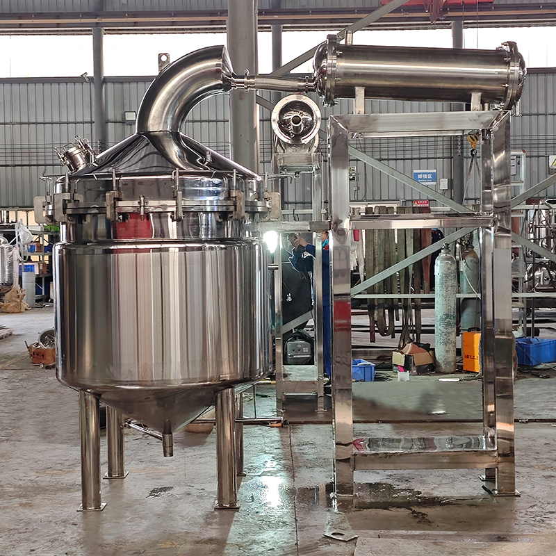 南达 1000L不锈钢负压蒸馏设备 蒸馏罐 精馏釜 蒸馏提取设备非标定制