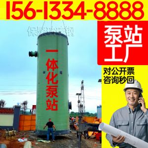 一体化泵站 地埋式污水处理预制提升泵站 工期短
