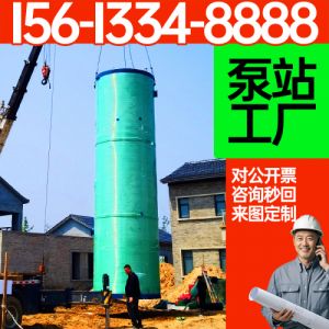 生产一体化泵站 一体化提升泵站 乡镇雨水收集一体化预制泵站 资质齐全