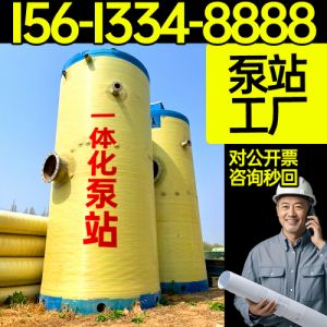 一体化泵站 一体化提升泵站 乡镇雨水收集一体化预制泵站 质量保证