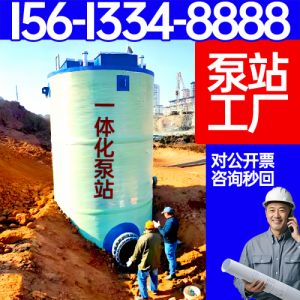 生产 一体化泵站 一体化污水提升装置 一体化预制泵站 提供专业方案
