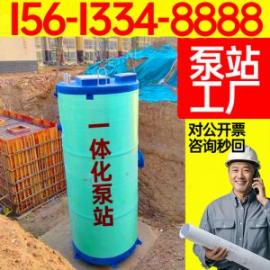 一体化泵站生产 机场车站废水处理智能排水系统 提供专业方案
